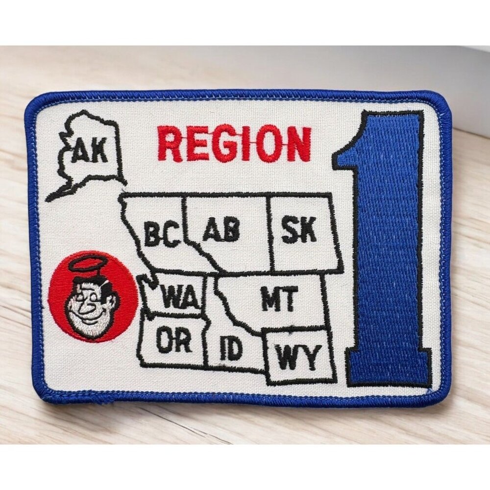 Good Sam Club RV Travel Club Patch Region 1 Pacific Northwest PNW Embroidered